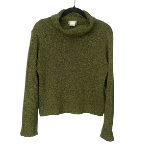 Olive Cowl Neck Sweater | Medium | Elegant | Hennes Collection